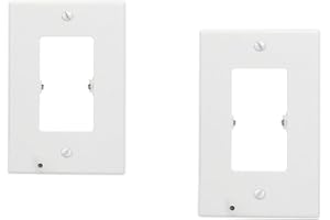 Outlet Wall Plate with LED,2 Pack Wall Plate Night Light, Easy to Install,Electrical Outlet with LED Night Lights, Screws Inc