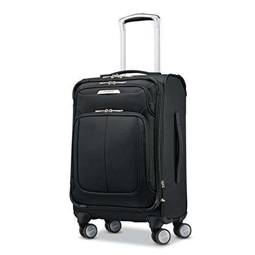 Samsonite-Solyte-DLX-Softside-Expandable-Luggage-with-Spinner-Wheels-Midnight-Black-Carry-On-20-Inch