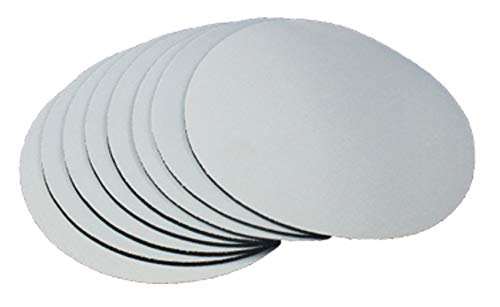 6 Sublimation DyeTrans Rubber Round Coasters - 1/8