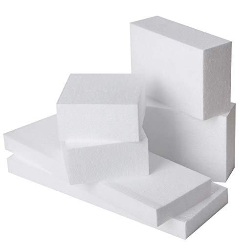 30 Pack Foam Blocks -Rectangle & Square Foam Blocks- Styrofoam Blocks -Floral Foam -Craft Foam- for Craft, Modeling, Sculpture, DIY Arts and Crafts, Flower Foam -Foam Squares- Foam Rectangle -3 Sizes
