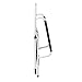 SUPPORT PLUS Folding 2-Step Safety Step Ladder with Padded Side Handrails