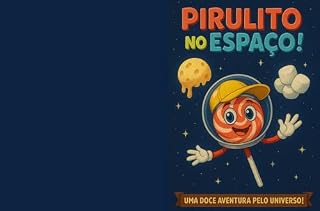 Livro As Aventuras do Lito: Um Pirulito no Espaço – Livro Infantil Ilustrado e Educativo para Colorir e Ler": Embarque em uma jornada intergaláctica com Lito, o pirulito astronauta!