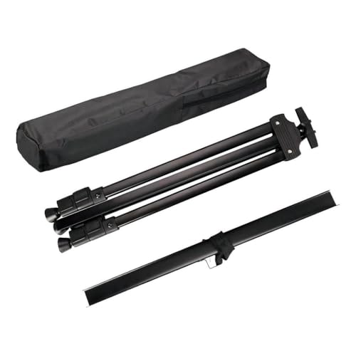 Cavalete De Pintura Em Tela Portátil e Ajustável 1,60m – Leve, Dobrável, Resistente, Ideal para Artistas, Estúdios, Escolas e Pintura ao Ar Livre Suporte Cavalete De Artista Preto Linha Super Premium