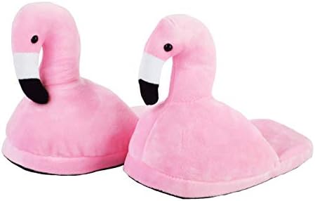 pink flamingo slippers