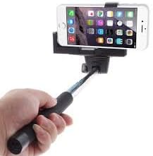 Cazbe Selfie Stick - Bluetooth - Apple iphone, Samsung, Android - Black