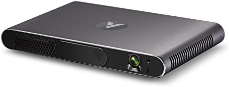 Handheld Laser Android WIFI Bluetooth Projector , Appotronics A1 Portable 3D Projector 700 ANSI Lumens Full HD 4K with USB SD HDMI for 1080P Home Cinema Theater Video Games Movie (Grey)