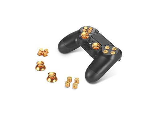 ElementDigital® Joysticks Kit for PS4, Metal Bullet Joysticks Thumbsticks with ABXY Bullet Buttons and D-pad for PS4 DualShock 4 Controller Mod Kit - Thumbnail 4