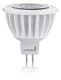 Hyperikon® MR16 LED 7-Watt (50-Watt Replacement), 3000K (Soft White Glow®), 490lm, Flood Light Bulb, Dimmable, UL-Listed and ENERGY STAR®-qualified