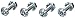 Velo Orange Chrome Half Clips, Pair