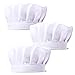 HIYUMY 3 Pieces Chef Hats for Kids, with Adjustable Elastic Band and Comfortable Cotton Materials, Our Baker Hats Perfect for 4-12 Years Old Children Cooking, Painting, Baking (White)