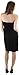 ToBeInStyle Women's Summer Tube Top Mini Dress - Classic Black - OS