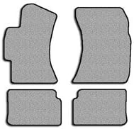 SUBARU Impreza Floor Mat set Carpet Custom Fit Replacement 4 pc set (2 pc fronts &amp; 2 pc rears) With Serged Edging &amp; Driver Side Heel Pad Gray Fits 2008-2011 Avery's Floor Mat 2760-B