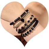 Sither Heishi Clay Beads Bracelets Pack for Women Boho Friendship Stretch Bracelets Set Stackable Gold Bead Bracelets Jewelry for Gift