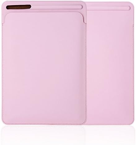 iPad Pro 10.5 Sleeve Case, PopSmart Premium PU Leather Sleeve Case for iPad Pro 10.5 2017 Pouch Bag Cover with Pencil Slot for iPad Pro 9.7 Inch (Pink)