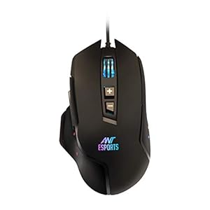 Ant Esports GM300 RGB Wired Gaming Mouse with Optical Sensor 1000 Hz Polling Rate | 4800 DPI for FPS and MOBA Games…