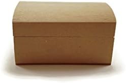 Generic Unfinished Hinged Wooden Chest Box 3 ¾'' x 4 ½'' x 6 ½''