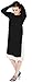 Baby'O Women's Layered Side Slit Tunic Style Below the Knee Midi Dress