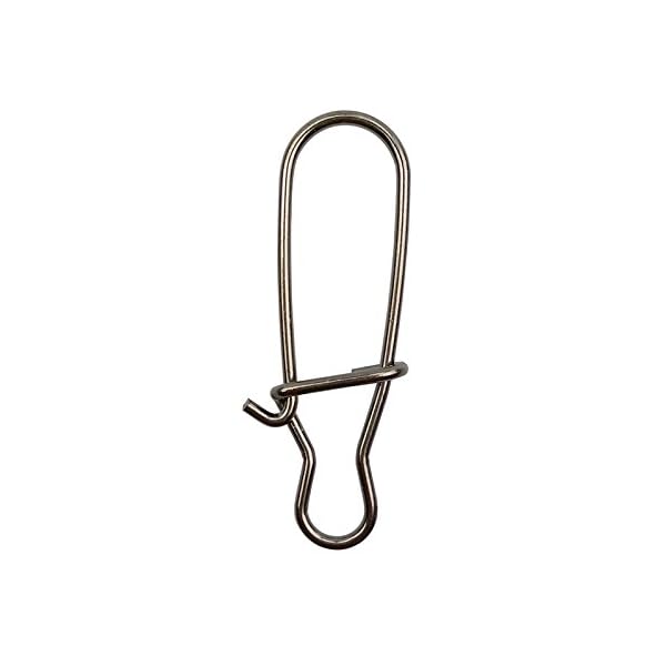 Easy-Catch-100-Count-Pack-Duo-Lock-Snaps-Size-0-8-Black-Nice-Snap-Swivel-Slid-Rings-Stainless-Steel-USA-Fishing-Tackle-Kit-Test-26LB-220LB
