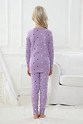 MyFav Girls' Comfy Sleepwear Hearts Shape Pajama