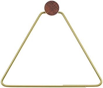 Nordic Triangle Tissue Holder Modern Paper Towel Ring Bathroom Toilet Paper Holder Creative Roll Paper Holder (Gold)