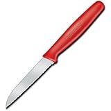 Victorinox Paring, 3.25" Serrated, Sheep's Foot, Small Red Polypropylene Handle