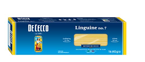 De Cecco Semolina Pasta, Linguine No.7, 1 Pound (Pack of 5)