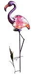 Moonrays 92515 Solar Powered LED Flamingo Stake Light