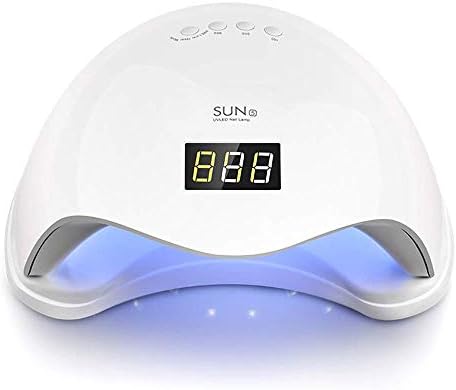 Gel Nail / Craft Resin UV + LED 48W LED Light, Low Heat Function, Compatible with All Gels, CCFL Free, Motion Sensor Included, Nail Dryer [UV + LED Double Light Source]