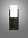 Linea di Liara Brio Dark Bronze Sconce Frosted Glass Shade Modern Sconces Wall Lighting Fixture Bathroom Wall Sconce Vanity Wall Sconce and Hallway Wall Light Fixtures, UL Listed