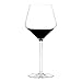 TRIANGLE 23oz, Hand Blown Lead-free Crystal Glass Burgundy/Pinot Noir Red Wine Glasses, Set of 2, Large Bowl and Long Stem, Wedding Gift Set