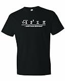 Men’s I Ate Some Pie And It Was Delicious Math Ate Sum Pi T-Shirt-Black-Small, Online Clothing Store