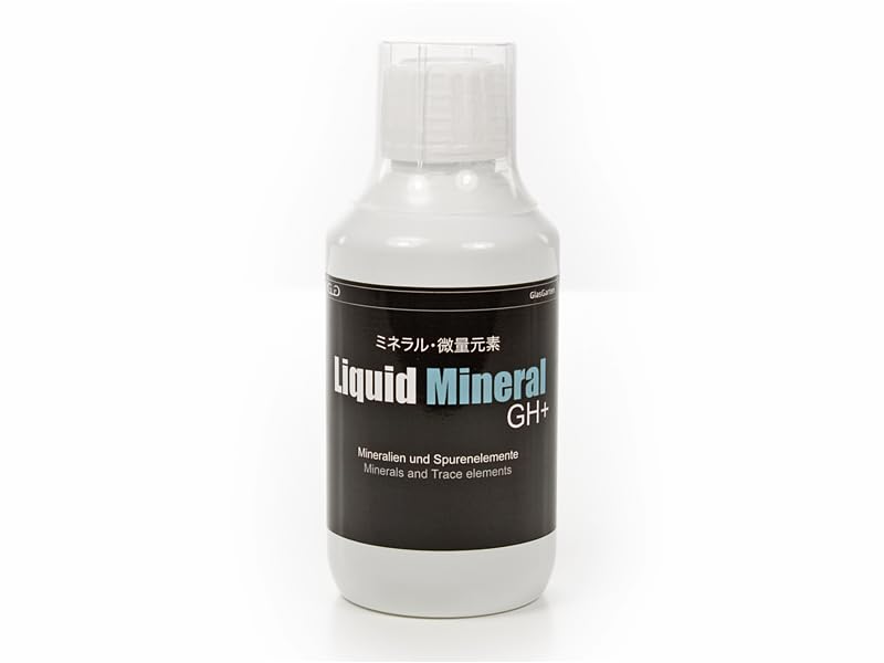 GlasGarten GH+ Liquid Mineral | 250ml - Specially developed for keeping & breeding shrimps. For neutral aquarium water & remineralisation