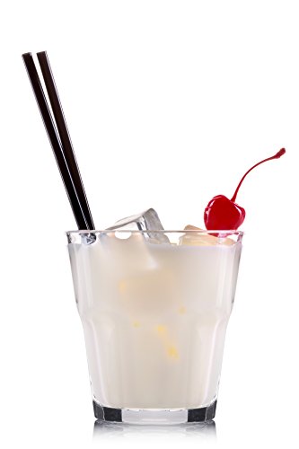 Coffee Stir Sticks, Plastic Stirrers: USA Made, BPA Free: Cocktail Straws, 5.25" Black, 1000ct
