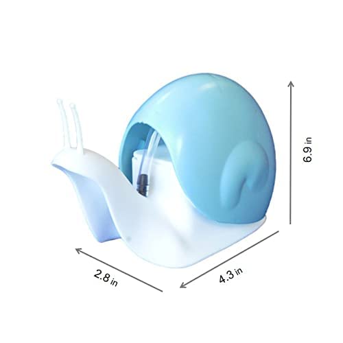 Snail Soap Dispenser Cute Liquid Soap Pump Dispenser Creative Hand Sanitizer Bottle for Kitchen Bathroom Toilet Hotel Office Restaurant Great Gift for Festival Birthday for Mother Girlfriend 120ML