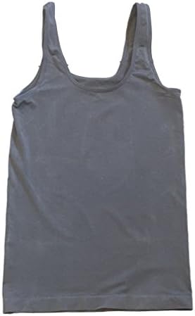 Carole Hochman Ladies Scoop Neck Tank Undershirt (Large, Gray)