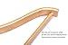 JS HANGER Suit Hangers Coat Hanger Wide Shoulder Heavy Duty Solid Wooden Hanger Natural Finish, 5-Pack
