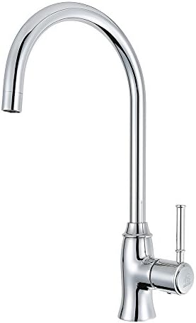 HOME SHOW Economical 360 Degree Swivel Spout Hot &amp; Cold Water Kitchen Sink Chrome Faucet C031066