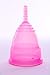 BPA/Dioxin Free Silicone Menstrual Cup with Bag (Pre-Birth, Pink)