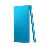 Ultra Slim Dual USB Ports Portable External Power Bank Charger 20000mAh for iPhone 6 6s Plus 5s 5se Samsung Galaxy S7 S6 S5 HTC … (Blue)