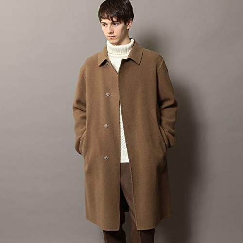 Amazon ビューティ ユース ユナイテッドアローズ メンズ Beauty Youth By リバーチェック バルカラー コート Moca M コート ジャケット 通販