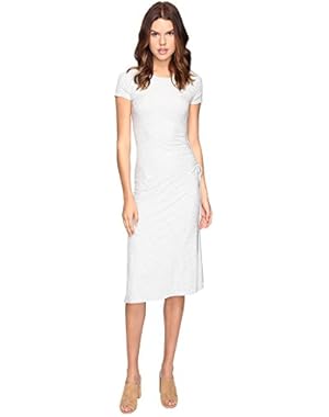 Theory Womens Jilaena Ribbed Viscose Dress