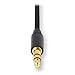 ReTrak Retractable 3.5mm Audio Cable, Black (ETCABLE3535), 5- Feet, Old Black