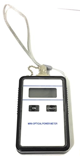 Mini Optical Fiber Optic Power Meter (Model 3205) - Lightweight and Compact - Comes with Protective case and English Instructions