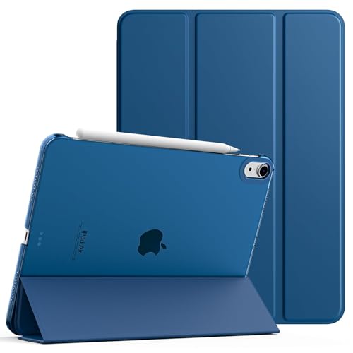 TiMOVO Cover for iPad Air 11 inch (M4 2026/M3 2025/M2 2024), iPad Air 5th/4th Gen (2022/2020) 10.9 Inch Case, Ultra Thin Lightweight Semi-Transparent Hard Cover, Abyss Blue