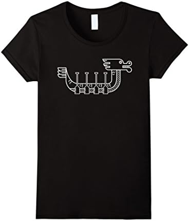 Womens Dragon Boat Shirt: Team Crew Festival Boating T-Shirt Medium Black
