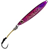 Flat Side Jig 'Slammer' Fishing Lures - 9 Colors, 5 Weights, MUSTAD Hooks & Kevlar Cord For Deep Water
