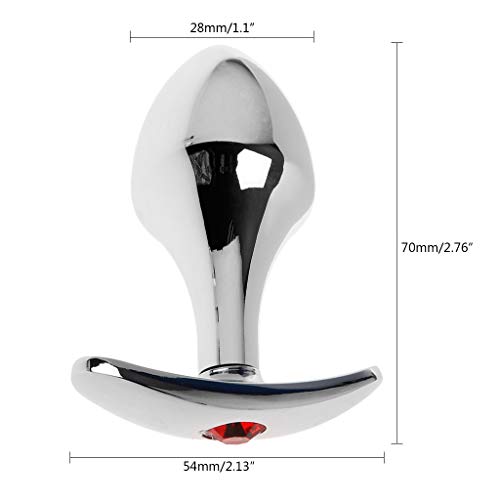 Rainly Purple Metal Massager Bútt Plug Toys for Women, Erótic Sexy Game Products for Couple