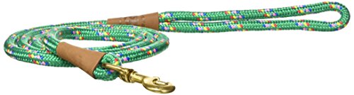 Mendota Dog Products Snap Leash, 1/2-Inch by 6-Feet, Kelly Confetti