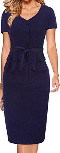 Party V Neck Wear to Work Business Bodycon Dress เดรส แฟชั่นชุดทำงาน ARRIVE GUIDE ผู้หญิงs