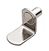 Shelf Support, Bracket-Style, Nickel, 1/4
